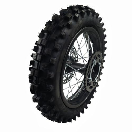 CLEO 80/100-12 Rear Wheel Rim Tire Assembly for...