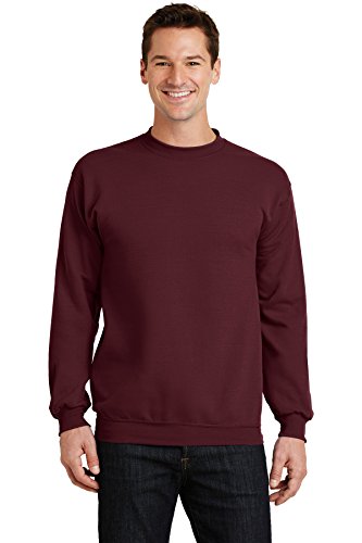 Port & Company Men s Classic Crewneck Sweatshirt S Maroon