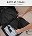 Bagelite Extra Large Canvas Tote Bag for Women Men, Utility Work Tote with Zipper, Laptop Tote Bags with Pockets, Teacher Tote, Black