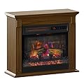 duraflame® Wall Mantel with Infrared Quartz Electric Fireplace and Crackling Sound