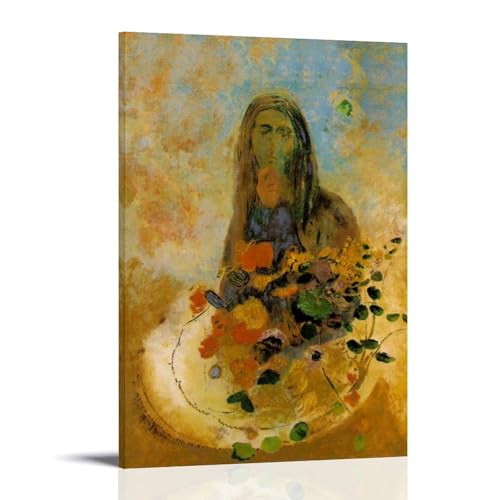 Tableau Odilon Redon impression sur toile encadrée de qualité musée 40x60 cm