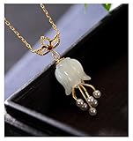 Bei diesem Produkt handelt es sich um hochwertigen Hetian Jade Schmuck, sorgfältig ausgewählte Jade Anhänger. Die beste Jade in China wird in Hetian produziert, mit dem besten Glanz und Qualität. Jede Jade wurde streng kontrolliert und hat einen außergewöhnlichen Glanz und Sättigung. So können Sie mit Vertrauen kaufen.