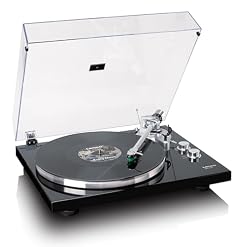 Lenco LBT-215BK – Platine vinyle avec Bluetooth® et platine en métal, bras de lecture et contrepoids – Couleur exclusive Piano Black - Les Beatles, Paul McCartney, John Lennon, RIngo Starr, George Harrison Lenco LBT-215BK - Platine vinyle avec Bluetooth® et platine en métal, bras de lecture et contrepoids - Couleur exclusive Piano Black – Image 3