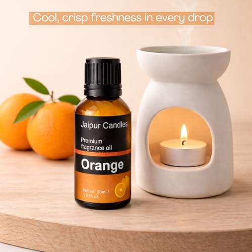 Image of Fragrance Oil | 30 ml | Aroma Oil for Home Fragrance | Best for Aromatherapy | Use in Diffusers, Candles, Air Fresheners (30ML, Orange)