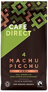 Cafédirect Machu Picchu Organic Fairtrade Ground Arabica Coffee 227g (Pack of 6)