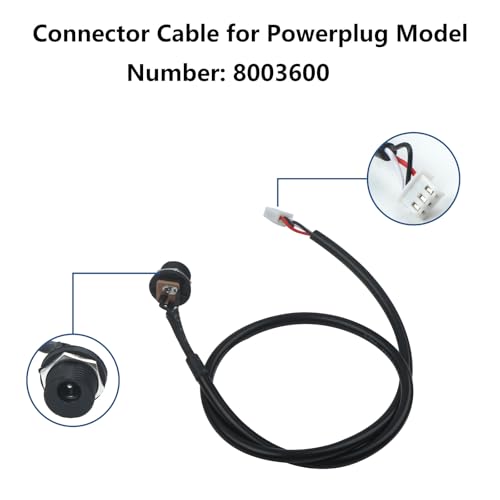 XZGm for Nautilus & Schwinn Exercise Bikes Replacement Parts, Connector Input Cable Compatible with R616 R618 R626 R686 U616 U624 & 130 170 230 430 570U etc Fitness Bike Accessories