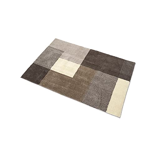 LOWYA ���E�� �J�[�y�b�g ���O�}�b�g �O�~ ���イ���� ���O �}�b�g ���􂢉� �V���M�[���O 130×190cm �� 1.5�� �}�b�g �x�[�W��