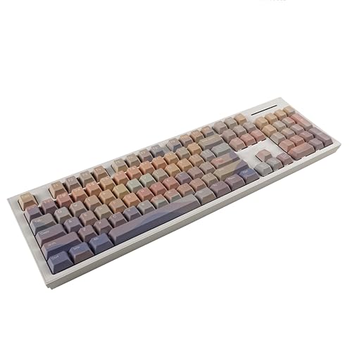 Image of YMDK Cherry Profile Dopamine Story 5 Sides Over Dye Sub Thick PBT KEYCAP for MX Mechanical Keyboard 61 68 84 87 96 104 108