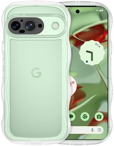 BENTOBEN Custodia per Google Pixel 9 Pro XL con glitter, magnetica Google Pixel 9 Pro XL Case con motivo Mag-Safe Slim Bumper Cover in silicone sottile per donne ragazze Bling trasparente