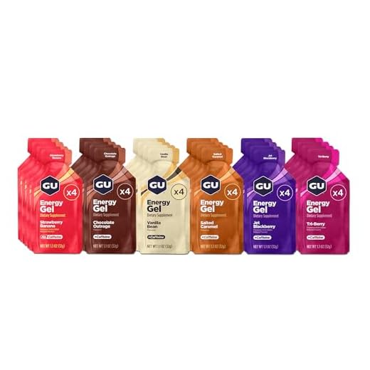 GU Energy Original Sports Nutrition Energy Gel, 24-Count, Assorted Flavors