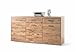 Produktbild Robas Lund ESPERO Sideboard, eiche bianco massiv, Metall, ca. 184 x 89 x 45 cm, eiche bianco, edelstahl