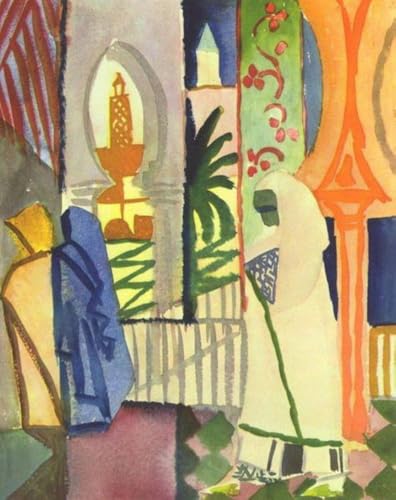 Peintures à l'huile d'art célèbres August Macke pour ressentir l'émotion des grands maîtres