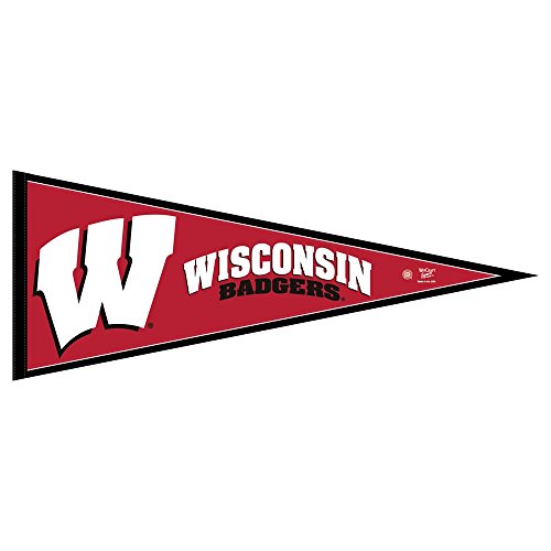 NCAA University of Wisconsin WCR63958371 Carded Classic Pennant, 12