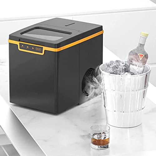 Fabricadora de hielo portátil para countertop 33 lbs/día miniatura 1