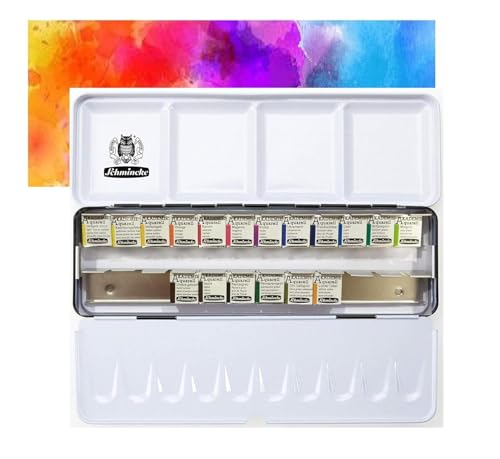 Schmincke Akademie - Juego de 18 moldes para acuarelas
