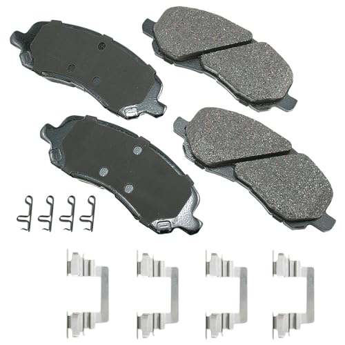 Front Disc Brake Pad Set Compatible With Jeep Patriot 2017 2016 2015 2014 2013 2012 2011 2010 2009 2008 2007 P-1126913