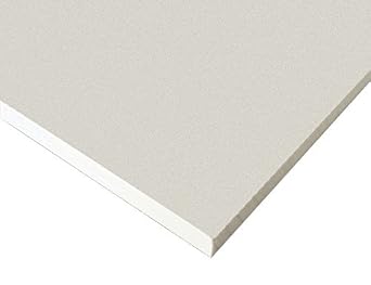 Marine Board HDPE High Density Polyethylene Plastic Sheet 3/8" x 24" x 48 White Color Textured