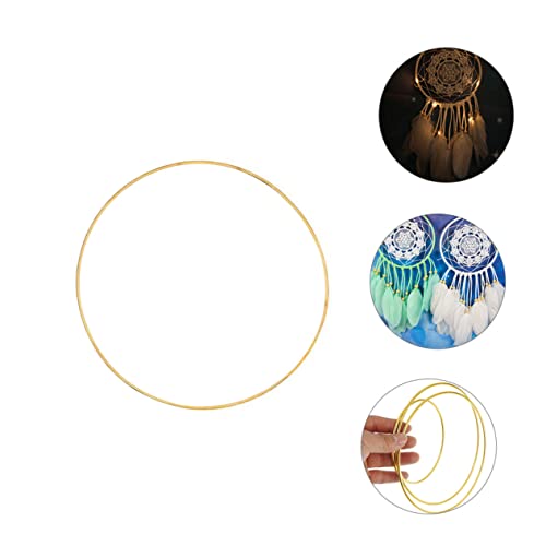 Aros para atrapasueños que no se deforman: kit de 20 piezas para centros de mesa 4
