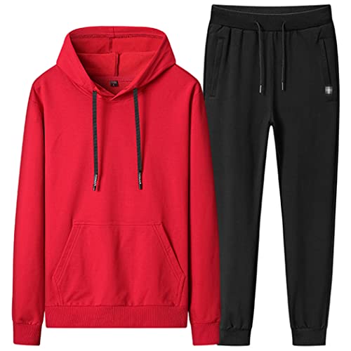 Survêtement de sport à capuche chaud jaune ensemble deux pièces XXXXL