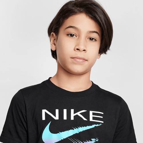 Nike Sportswear Big Kids' T-Shirt (Black, HM5853-010)3