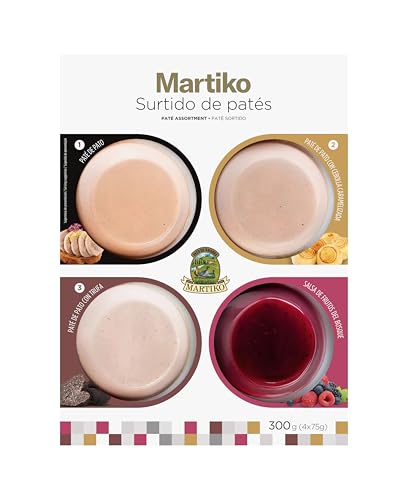 Martiko Surtido de Patés, 4 x 75g (Refrigerado)
