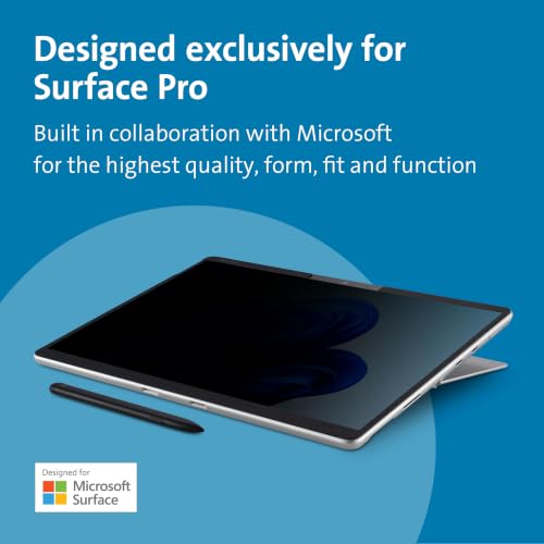 Kensington Surface Pro 11, 10, X, 9 & 8 Magnetic Privacy Screen, removable Privacy Filter for 13 inch Surface Pro, Touch Screen and Surface Pen enabled for Microsoft Laptops (K51700WW) by Kensington - Used condition - Image 2