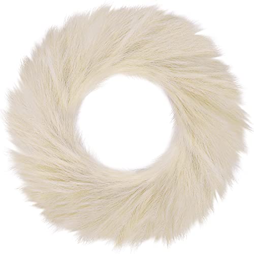 Ureymx Pampas Grass Decor Wreath, Boho Modern Home House Wall...