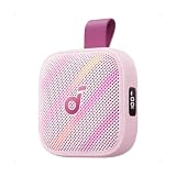 Soundcore Boom Go 3i by Anker, Altoparlante Portatile, Audio 15W, 24H Autonomia, IP68, BassUp 2.0, Ricarica Emergenza, Bluetooth 6.0, Impermeabile per Trekking/Ciclismo/Campeggio(Rosa)