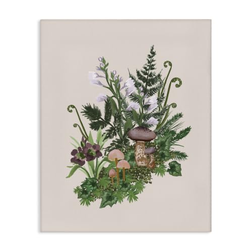 Woodland Botanical Sprouting, 16 x 20 Inch Canvas Wall Art