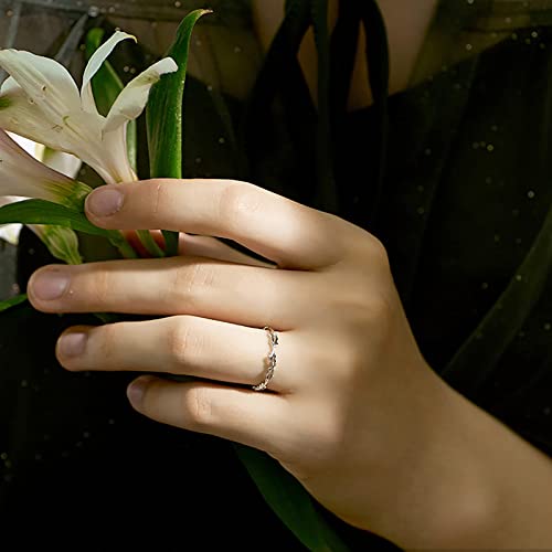 Bague en argent sterling 925 réglable : finis les problèmes de taille