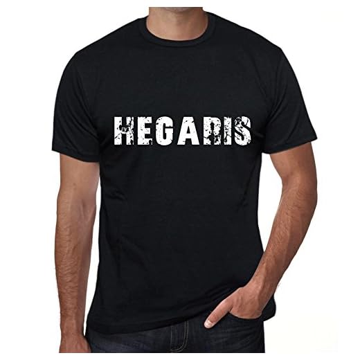 Mäns grafisk design vintage present t-shirt lägg till din egen text hegaris, svart, S