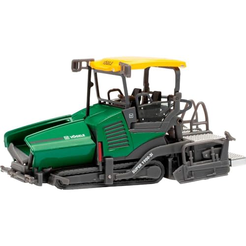 herpa 313834 – Vögele Deckenfertiger 1900-3i „Vögele“, Baustellen Fahrzeug, Modellsammlung, Miniaturmodelle, Fahrzeuge zum Sammeln, Kleinmodell, Detailgetreu, Kunststoff, Mehrfarbig - Maßstab 1:87