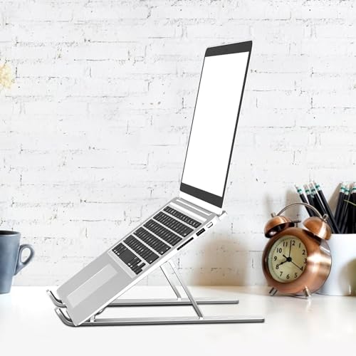 Soporte portátil ajustable aluminio para laptop plegable miniatura 4