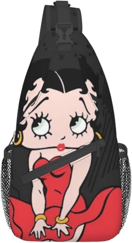 Barasu] ベティちゃん 斜め掛け ボデ ィバッグ ショルダーバッグ大容量