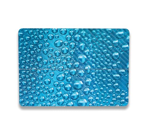 Image of MightySkins Carbon Fiber Skin Compatible with Microsoft Surface Laptop Studio 2 (2023) Full Wrap Kit - Wavy Drops | Protective, Durable Textured Carbon Fiber Finish | Easy to Apply | Made in The USA
