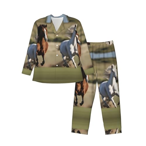 Pyjama homme haut de gamme style chemise pour nuit paisible