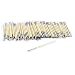 Aexit 100 Pcs Audio & Video Accessories 4-Point Crown Tip Spring Test Probes Pins 33mm Connectors & Adapters Length P100-Q2