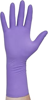 HALYARD Purple Nitrile-Xtra Exam Gloves, Sterile (Individually Wrapped), Powder-Free, 5.9 mil, 12