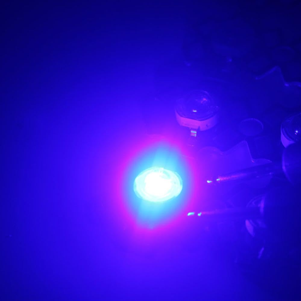 Diode LED haute puissance 5W saphir 440nm pour remplacer un circuit de projecteur grillé