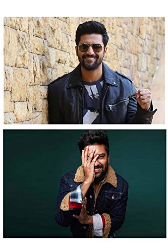 Actor Vicky Kaushal Wall Sticker Poster Combo|Posters for Decoration|Poster for Interior|Poster for Room Corridors Salons Theatre|Wall Decor|Self Adhesive Wall Sticker Poster