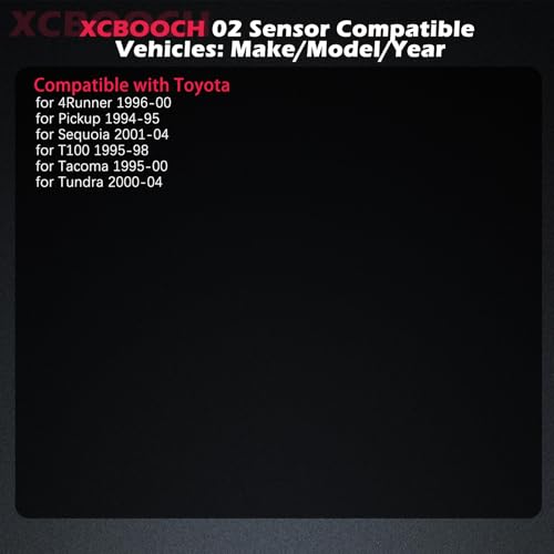 Sensor de Oxígeno Automotriz Set de 2 Compatible con Toyota miniatura 4