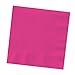 Creative Converting Touch of Color 200 Count 2-Ply Paper Beverage Napkins, Hot Magenta