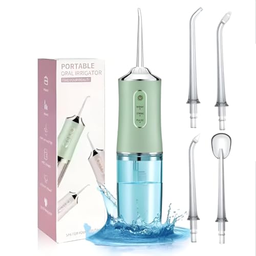 PHARMALUXE Irrigador Dental, Irrigador Bucal, Irrigador Dental Portatil, Water Flosser, Irrigadores Dentales, Irrigador Bucal Portatil 220 ML - PHARMALUXE Irrigador Dental, Irrigador Bucal, Irrigador Dental Portatil, Water Flosser, Irrigadores Dentales, Irrigador Bucal Portatil 220 ML -