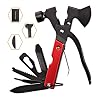 Rose Kuli – 7 Inch/18 cm Portable Camping Multi-Purpose Multifunctional Pocket Knife Axe with Hammer Pliers 7 Inch Axle
