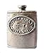1000 Flags Scotch Whisky Hip Flask Scotland Pewter Pin Badge