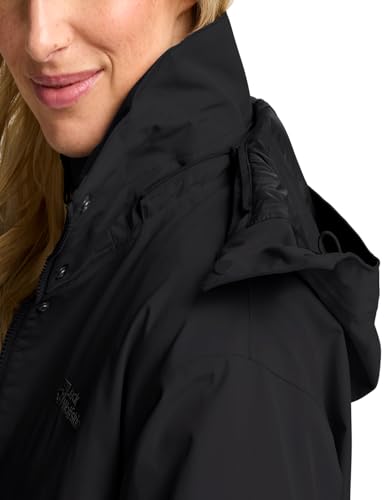Jack Wolfskin Damen Baylight 3in1 W Coat, Schwarz, XL EU