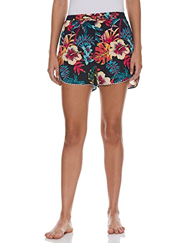 Image of Longies Women's Boxer Shorts (LWSDPO2V001 Yellow,Dark Blue001 XL)