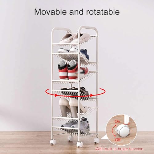 Présentoir à chaussures compact pour optimiser les petits garages