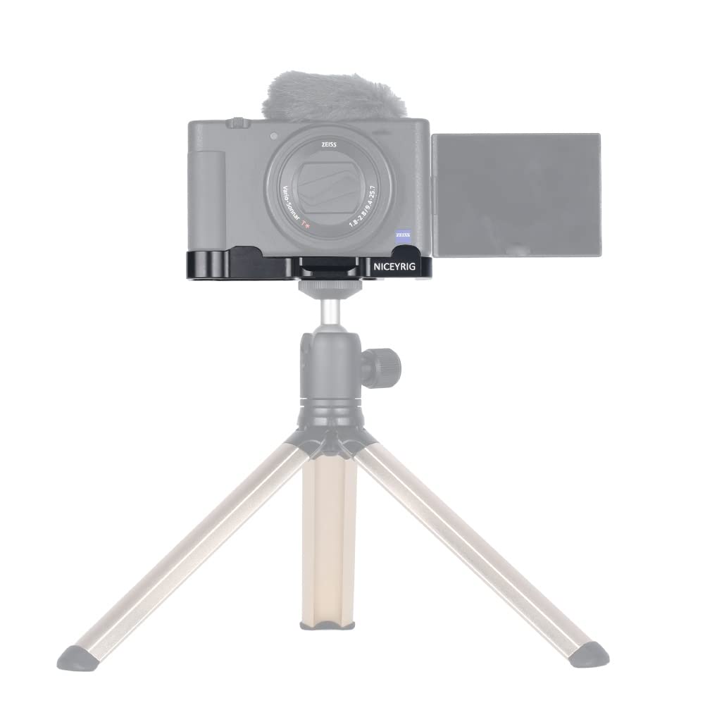 Amazon | NICEYRIG カメラエクステンションベースプレート Sony ZV-1に