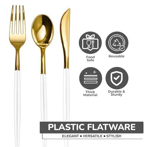 Platos Y Cubiertos, Kitchen cubiertos desechables Marca Trendables (2)